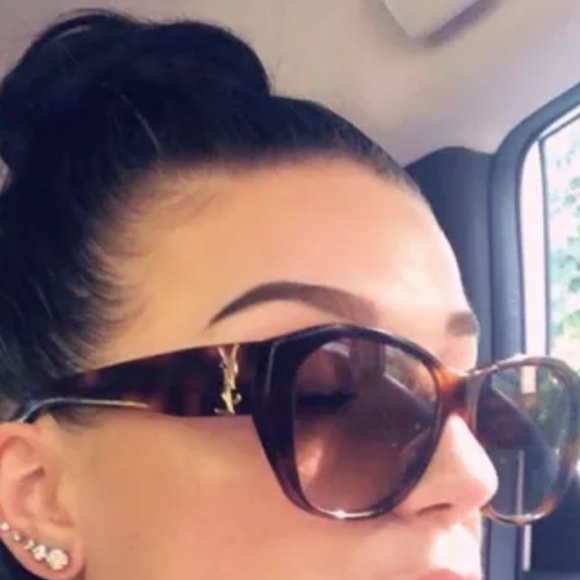 New - 💯 Original SAINT LAURENTSL M8/FN Sunglasses Tortoise - Picture 1 of 14